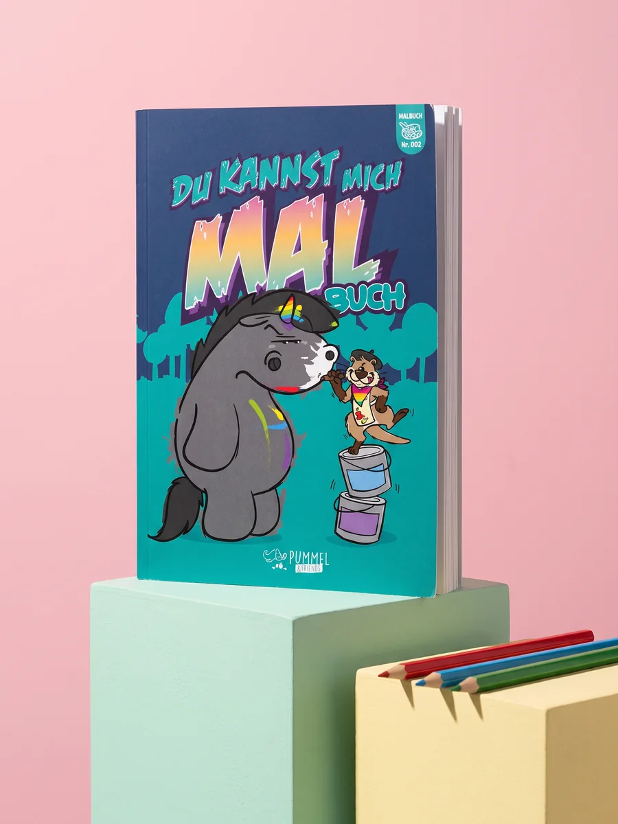 Einhorn Malbuch Nr. 002 – Grummeleinhorn